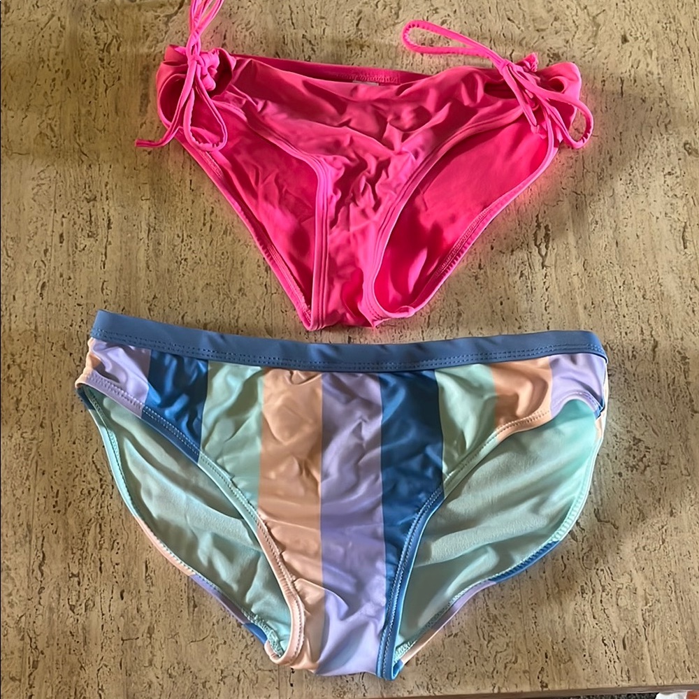 Target Women's Swim Bikinis - Pink and Multicolor